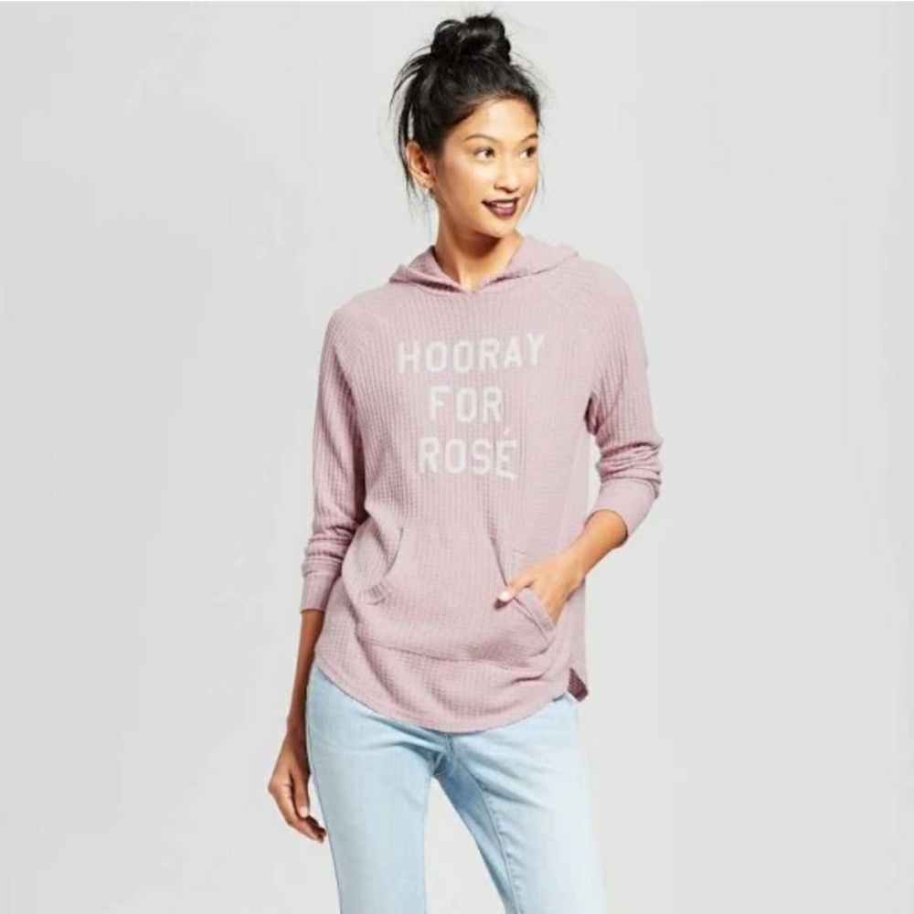 Horray for rosé graphic hoodie sweatshirt